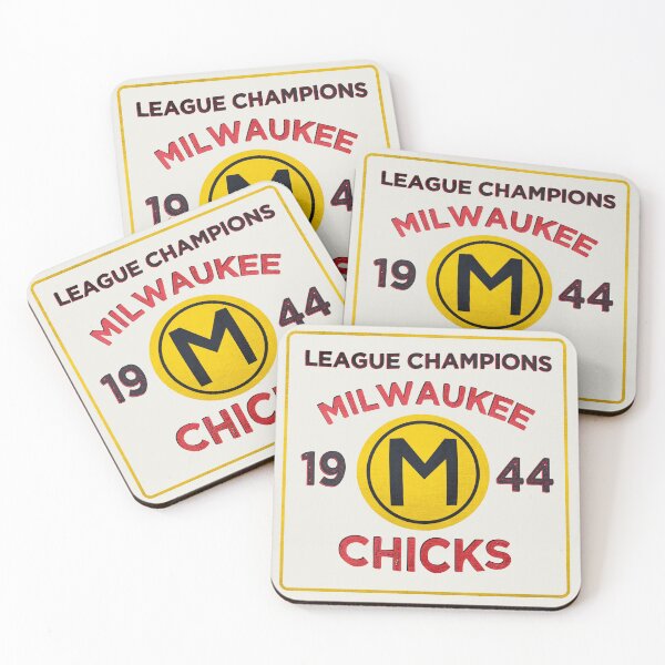 Item preview, Milwaukee Chicks • 1944 League Champions • Milwaukee, WI designed and sold by MKE Rhine Maiden  •  Grumble Services, LLC..