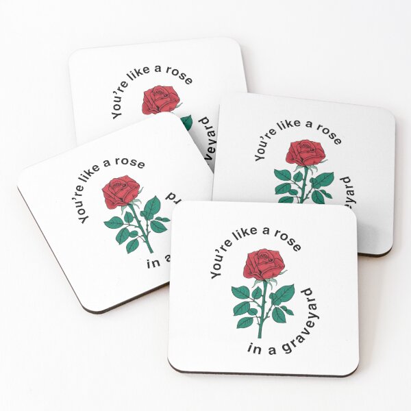 Item preview, Rose In A Graveyard Manacled Quote designed and sold by Mamado-sakou.