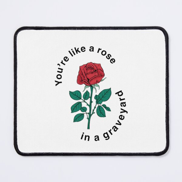 Item preview, Rose In A Graveyard Manacled Quote designed and sold by Mamado-sakou.