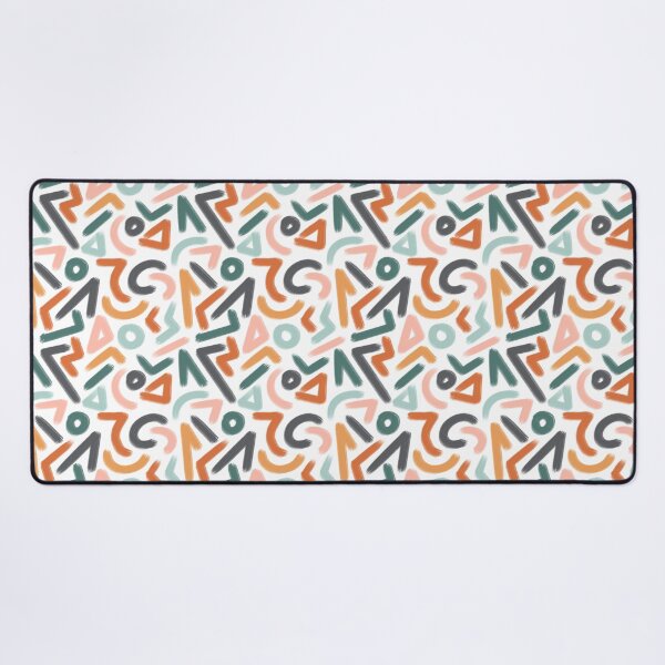 Item preview,  Abstract multi color grunge geometric seamless pattern, bold ink brush illustration, doodle paper scrapbooking, color lines on white background designed and sold by GorXena.