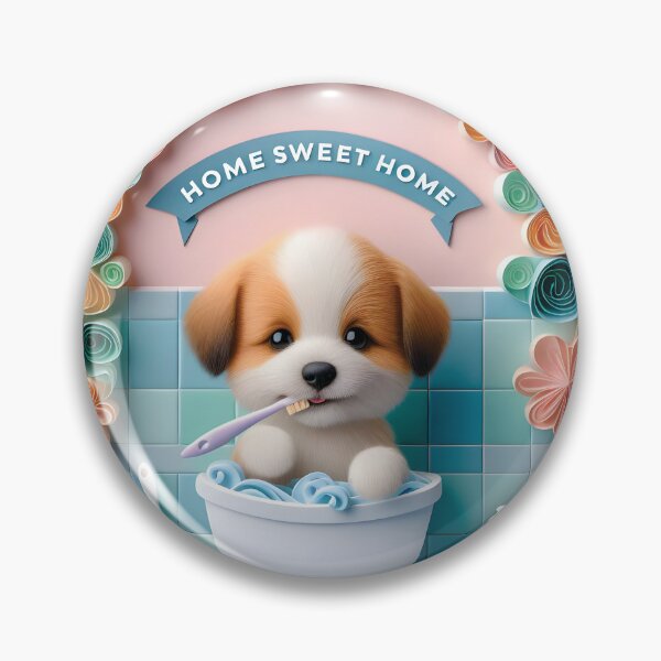 Item preview, Puppy Dog Potty Moments: Whimsical Bathroom Breaks in Art. designed and sold by Starwebd.