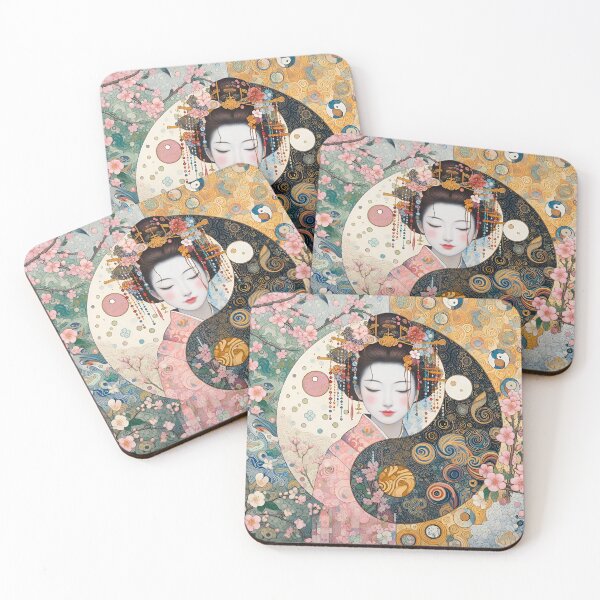 Item preview, The beauty of Japanese geisha is embodied in their grace, sophistication and mystical charm designed and sold by aleksandr13.