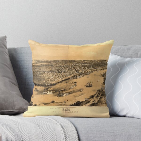 Item preview,  Birds' eye view of New-Orleans (1851) designed and sold by allhistory.