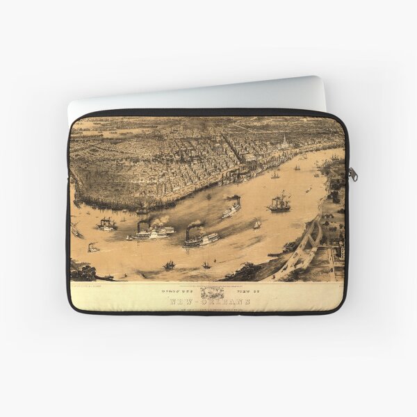 Item preview,  Birds' eye view of New-Orleans (1851) designed and sold by allhistory.