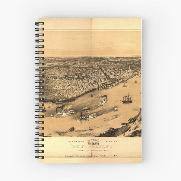 Item preview,  Birds' eye view of New-Orleans (1851) designed and sold by allhistory.