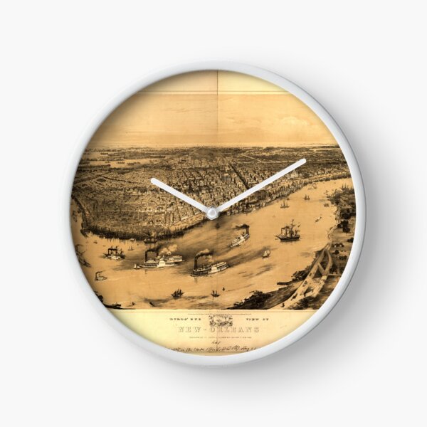Item preview,  Birds' eye view of New-Orleans (1851) designed and sold by allhistory.