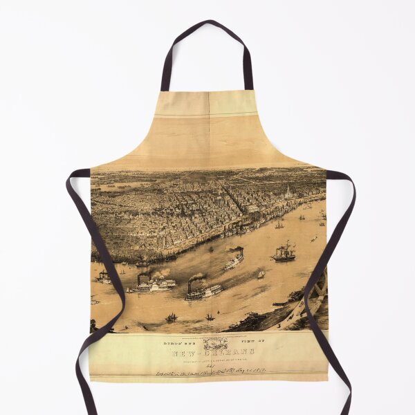 Item preview, Birds' eye view of New-Orleans (1851) designed and sold by allhistory.