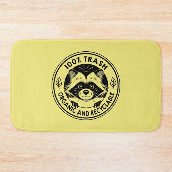 Item preview, Raccoon 100% Trash Organic and Recyclable by Tobe Fonseca designed and sold by Tobe Fonseca®.