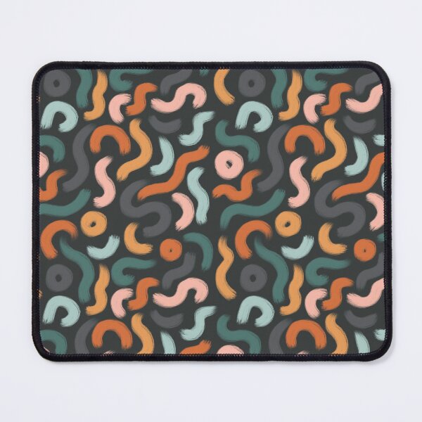 Item preview, Abstract multi color grunge geometric seamless pattern, bold ink brush illustration, doodle paper scrapbooking, color lines on white background designed and sold by GorXena.