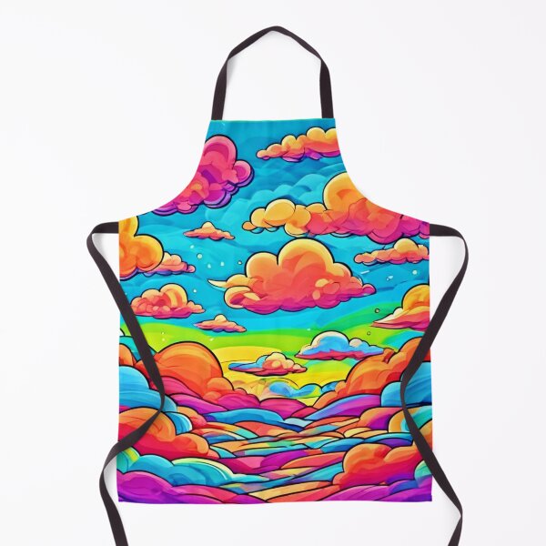 Item preview, Colorful Cloud Cartoons designed and sold by Health And Fitness Posts e-Store.