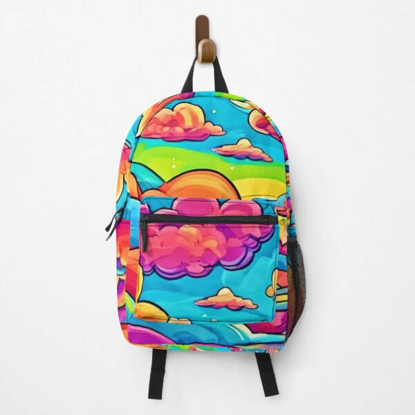 Item preview, Colorful Cloud Cartoons designed and sold by Health And Fitness Posts e-Store.