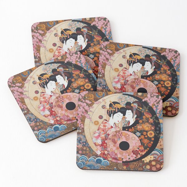 Item preview, The beauty of Japanese geisha is hidden in their unique image designed and sold by aleksandr13.