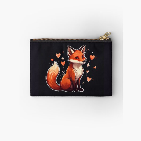 Item preview, Fox with hearts designed and sold by Planetporridge.