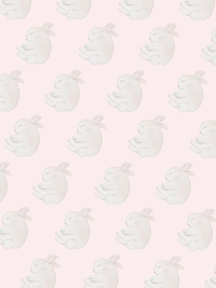 sleepy white bunnies iPhone Case