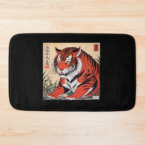 Item preview, Tiger red Japan style 2 designed and sold by RedWolfDisigne.