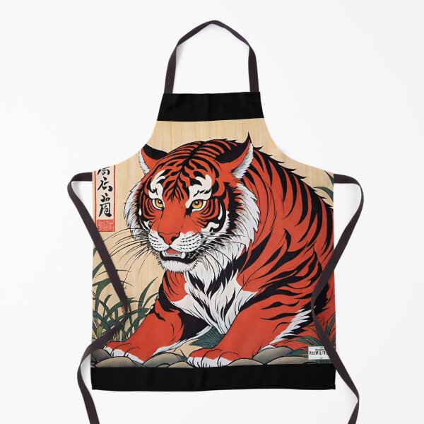 Item preview, Tiger red Japan style 2 designed and sold by RedWolfDisigne.