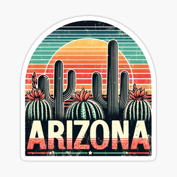 Item preview, Desert Charm - Retro Arizona Art designed and sold by DOLLC.