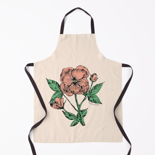 Item preview, Apricot Pompon Rose Bloom Semi-Double 8-15 Petals In 2 Rows designed and sold by Rachael Taylor.