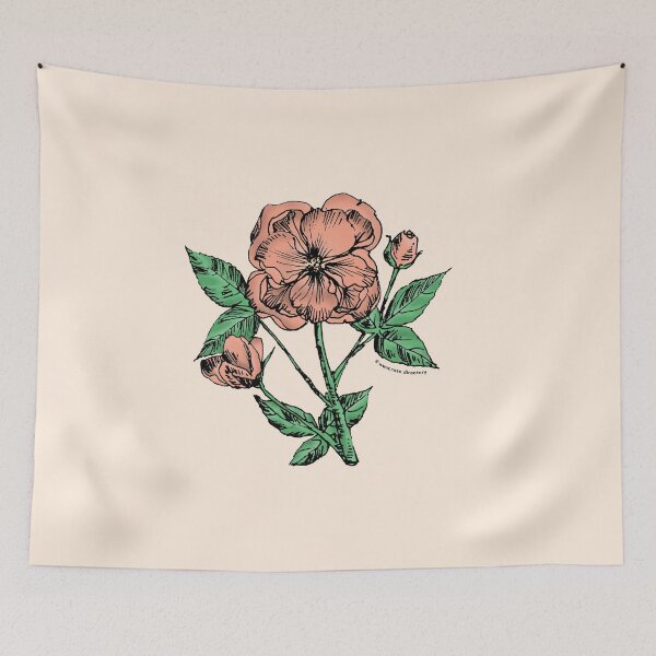 Item preview, Apricot Pompon Rose Bloom Semi-Double 8-15 Petals In 2 Rows designed and sold by zenithcreative.