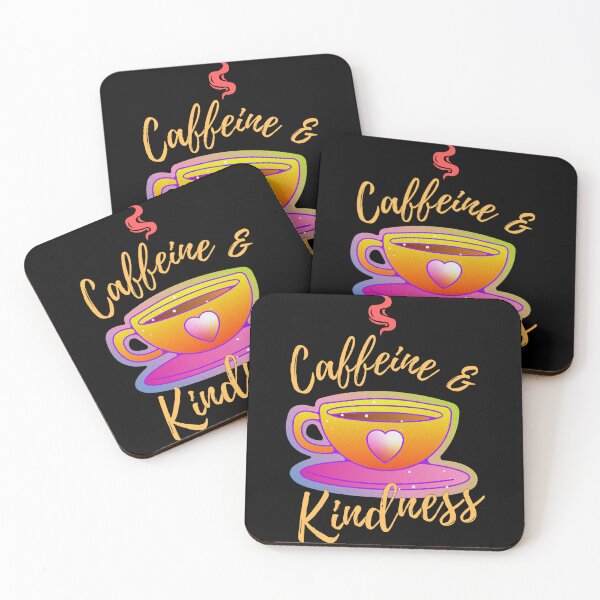 Item preview, Caffeine & Kindness designed and sold by blancheart1.