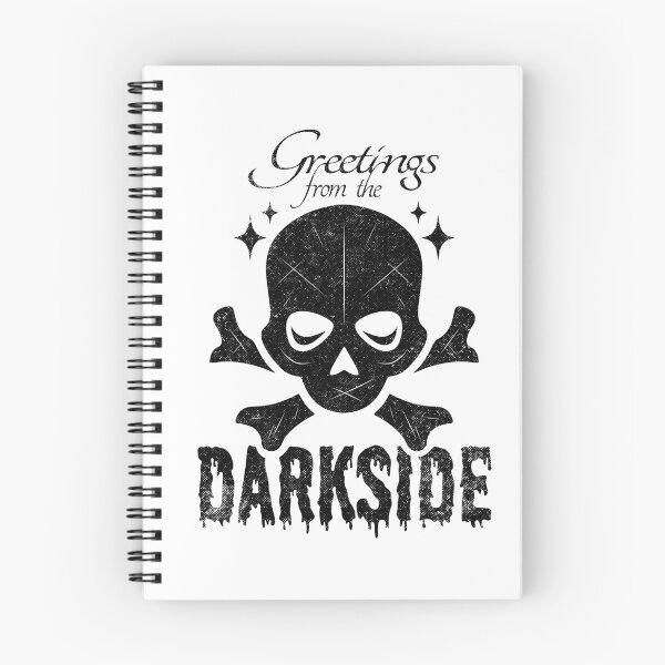 Item preview, Greetings From The Darkside Grunge Skull and Crossbones designed and sold by ObsidianDaz.