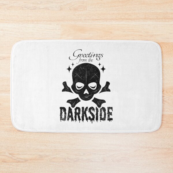 Item preview, Greetings From The Darkside Grunge Skull and Crossbones designed and sold by ObsidianDaz.