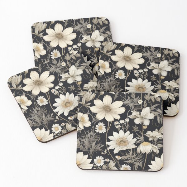 Item preview, Neutral Wildflowers Meadow designed and sold by Magnuna.