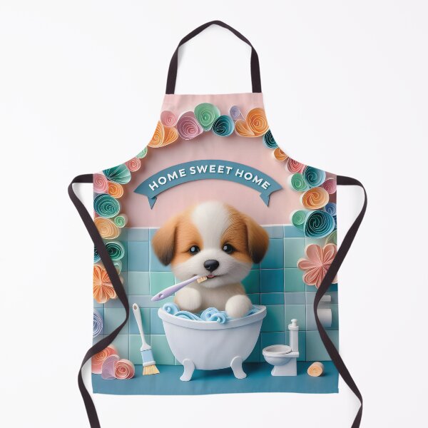 Item preview, Puppy Dog Potty Moments: Whimsical Bathroom Breaks in Art. designed and sold by Starwebd.