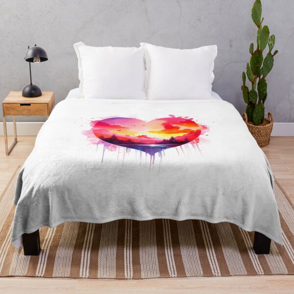 Item preview, Retro beach sunset watercolor designed and sold by ShopMaxiDesigns.