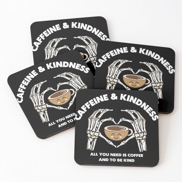 Item preview, Caffeine & Kindness designed and sold by blancheart1.