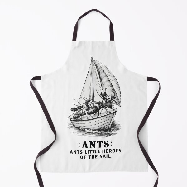 Item preview, A funny t-shirt for insect lovers. Ants sailing on the ocean. 'ANTS: LITTLE HERROES OF THE SAIL !'. designed and sold by Gadget80.