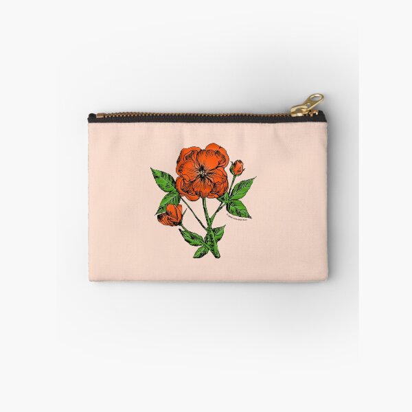 Item preview, Orange Pompon Rose Bloom Semi-Double 8-15 Petals In 2 Rows designed and sold by Rachael Taylor.