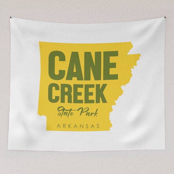 Item preview, Cane Creek State Park Arkansas Map designed and sold by bivenart.