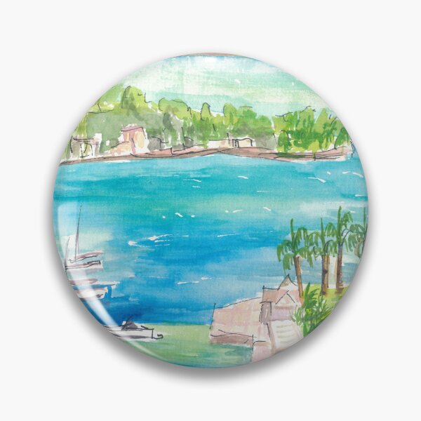 Item preview, Bermuda Tropical Seascape with Islands and Bays designed and sold by artshop77.