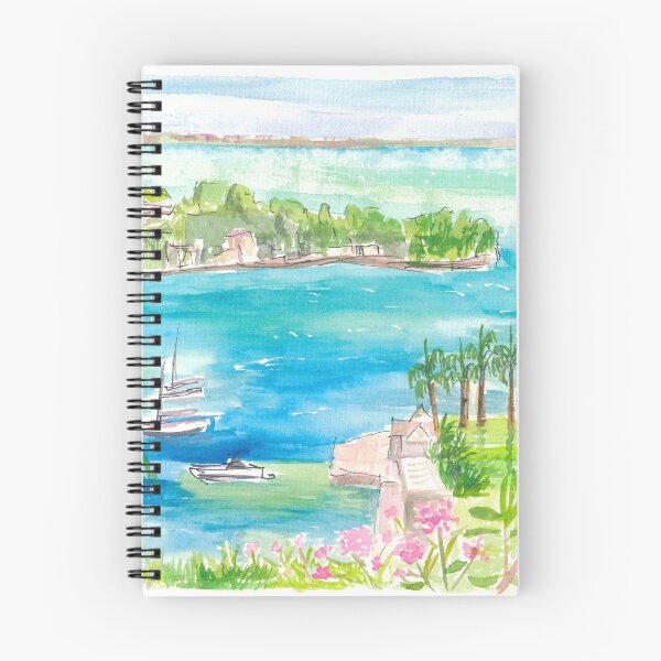 Item preview, Bermuda Tropical Seascape with Islands and Bays designed and sold by artshop77.