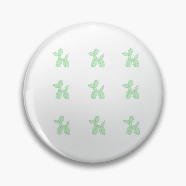 Item preview, Mini Green Pastel Doodle Set Aesthetic Balloon Animals designed and sold by TheEclecticKat.