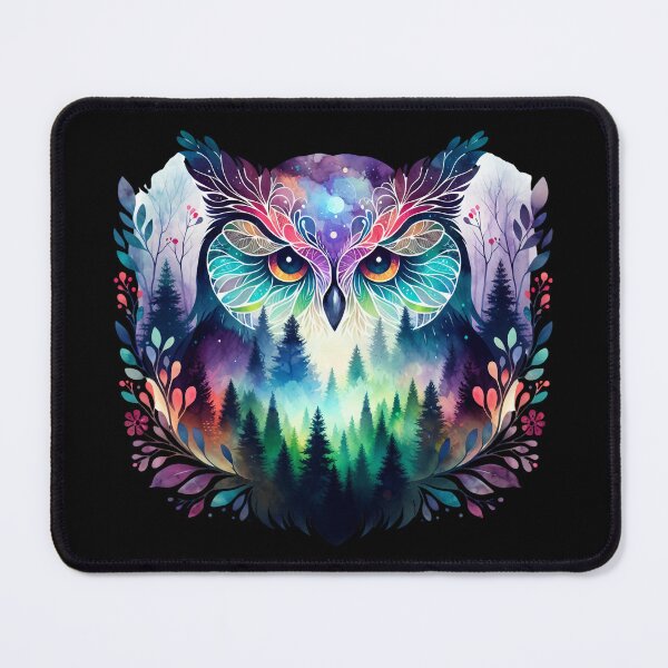Item preview, Owl design art floral designed and sold by RedStormCrafts.