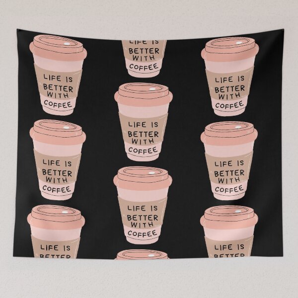 Item preview, Life is better WITH COFFEE designed and sold by blancheart1.