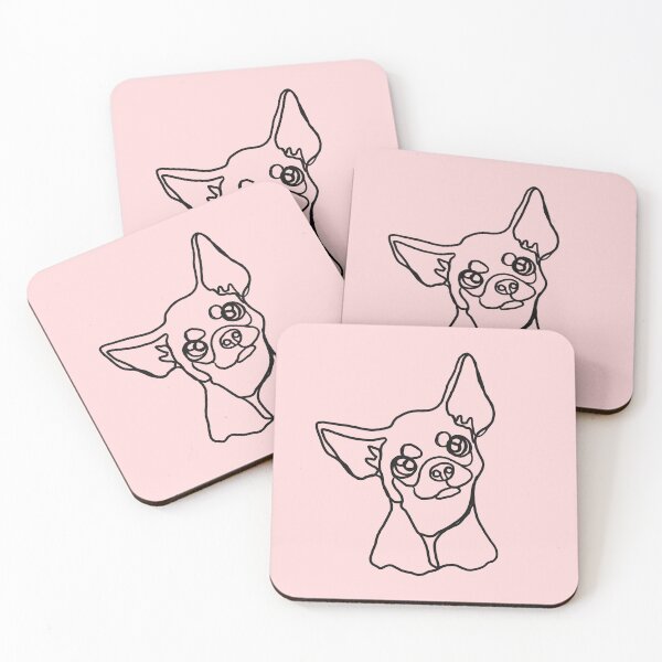 Item preview, Chihuahua One Line Art designed and sold by DrawesomeStudio.