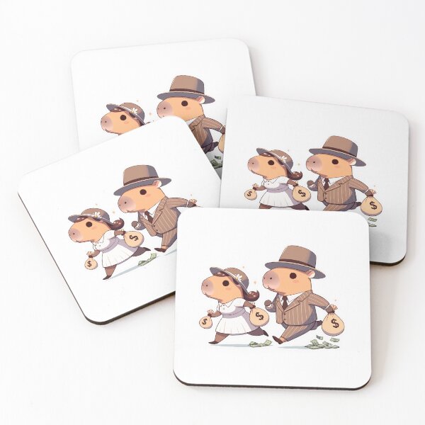 Item preview, Toronto - High Park Capybaras Bonnie & Clyde V2 designed and sold by nostalgiapress.