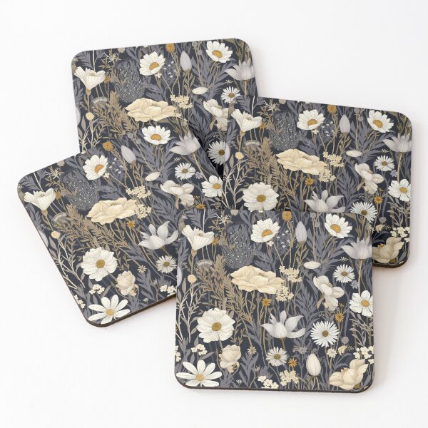 Item preview, Neutral Wildflowers Meadow designed and sold by Magnuna.