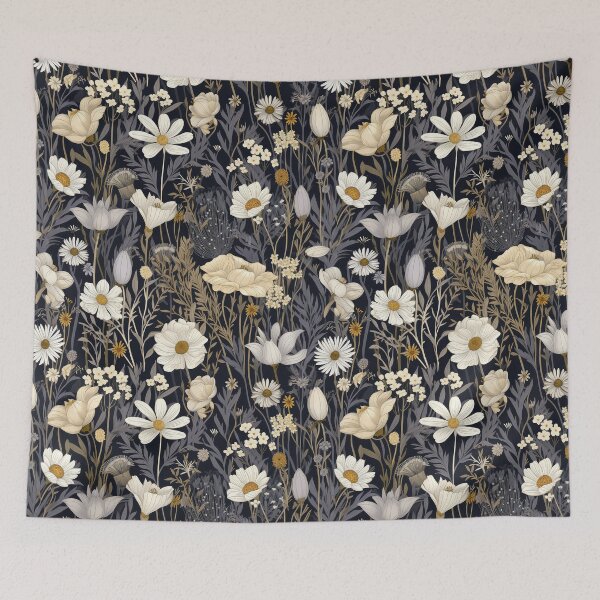 Item preview, Neutral Wildflowers Meadow designed and sold by Magnuna.