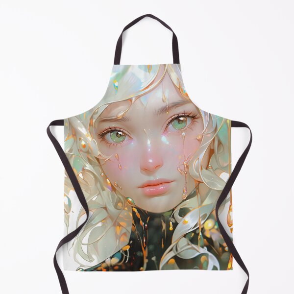 Item preview, Ethereal Luminescent Slime Drip Nymph Anime Girl designed and sold by bubblegoth.
