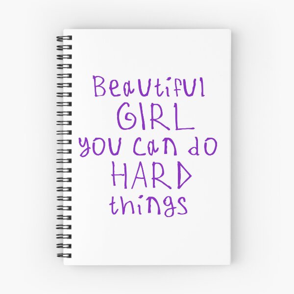 Item preview, Beautiful girl you can do hard things designed and sold by kinpirks.
