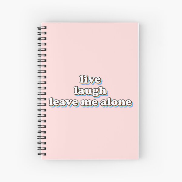 Vista previa del artículo con la obra «Vive, ríe, déjame en paz», diseñado y vendido por snazzyseagull.