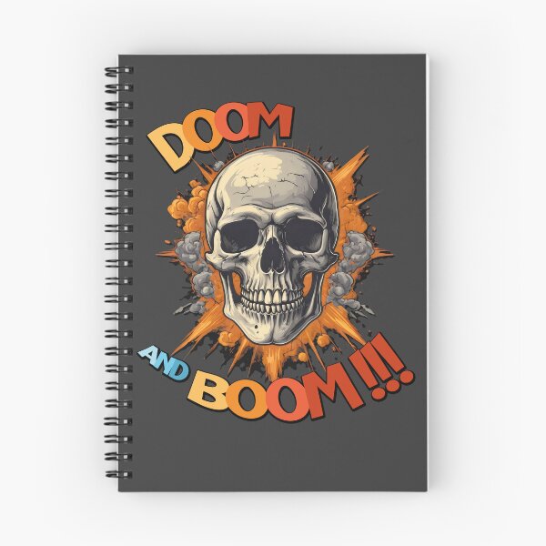 Item preview, Doom and Boom!!! Funny skull design. No.2 designed and sold by Grygiel23.