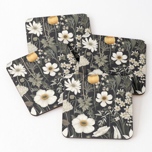 Item preview, Neutral Wildflowers Meadow designed and sold by Magnuna.