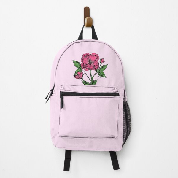 Item preview, Mid Pink Pompon Rose Bloom Semi-Double 8-15 Petals In 2 Rows designed and sold by Rachael Taylor.