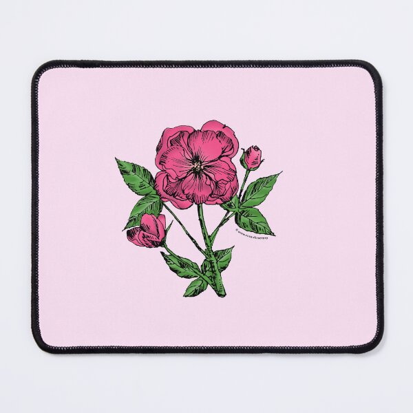 Item preview, Mid Pink Pompon Rose Bloom Semi-Double 8-15 Petals In 2 Rows designed and sold by Rachael Taylor.