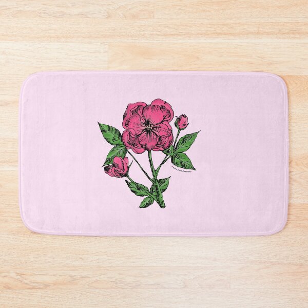 Item preview, Mid Pink Pompon Rose Bloom Semi-Double 8-15 Petals In 2 Rows designed and sold by Rachael Taylor.
